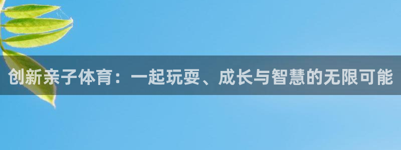 沐鸣体育凯捷平台主管：创新亲子体育：一起玩耍、成长与智慧的无限可能
